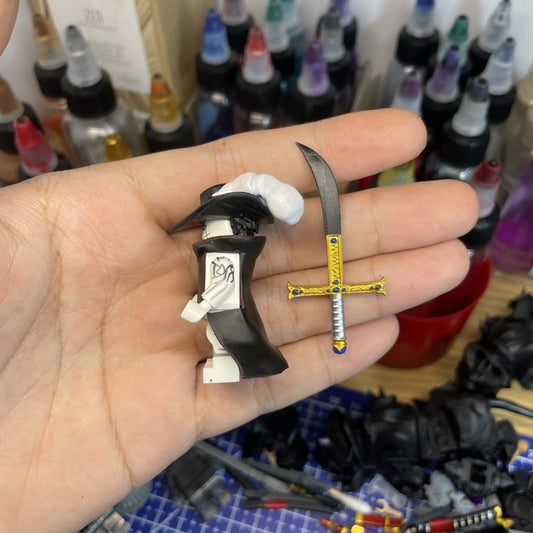 Custom Minifigure: Mihawk Character From Onepiece Pirate Animation