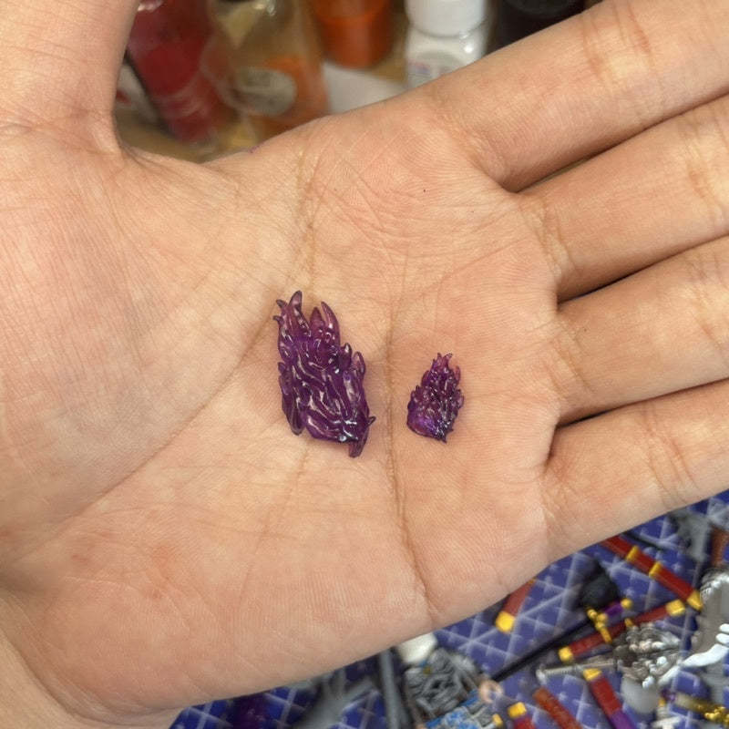 Fire Effect Arm & Leg Accessories – Custom Minifigure Add-ons One Piece & Anime Heroes