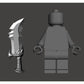 Chaos Blade Custom Minifigure Accessories Toys