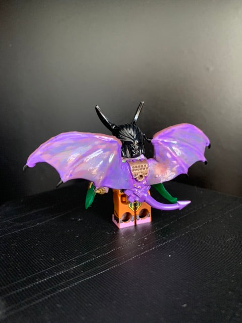 Custom Minifigure: Warcraft-Inspired Illidan Stormrage Character
