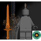 Lion Sword Warcarf Custom Minifigure Accessory