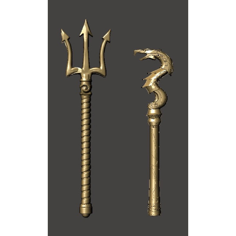 Dragon Staff – Custom Minifigure Accessory for Legendary Sorcerers and Warriors