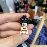 Minifigure Accessories: Hairpiece for Luffy (Gear 5 Style) – One Piece + Ace’s Necklace Tribute