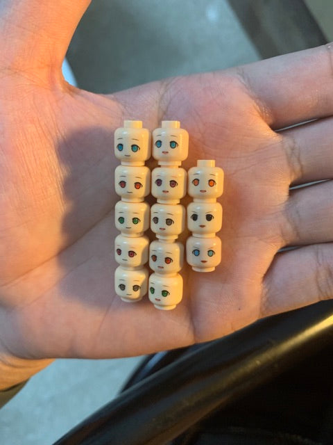 Custom Minifigure Faces – Add Unique Expressions to Your Collection