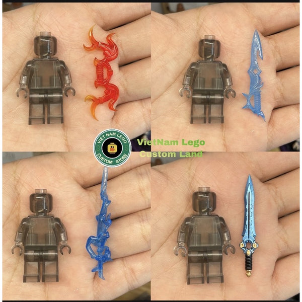 Custom Minifigure Accessories: Fantasy Minifigures Accessories Ver 4