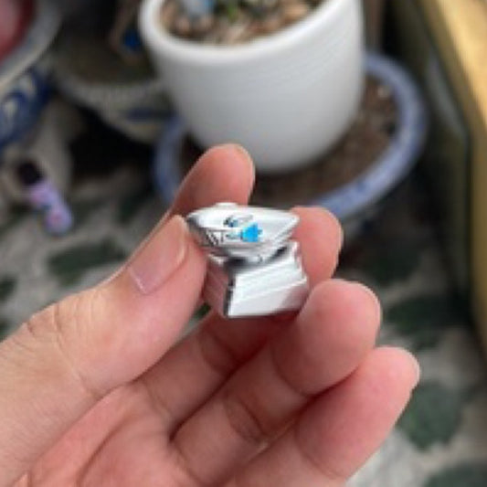 Custom Keycap: Blue-Eyed White Dragon (Toon Book Version)