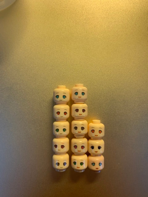 Custom Minifigure Faces – Add Unique Expressions to Your Collection