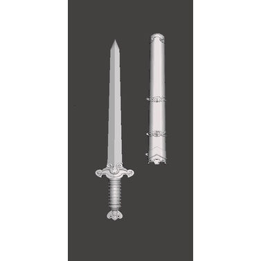 Custom Natural Flower Themed Sword – Minifigure Accessory