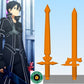 Kirito’s Sword From Sword Art Online Minifigure Accessories Toys