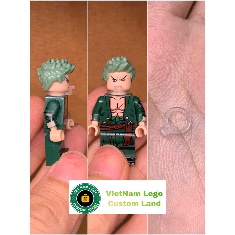 Zoro's Mouth Sword Holder – Custom Minifigure Accessory One Piece