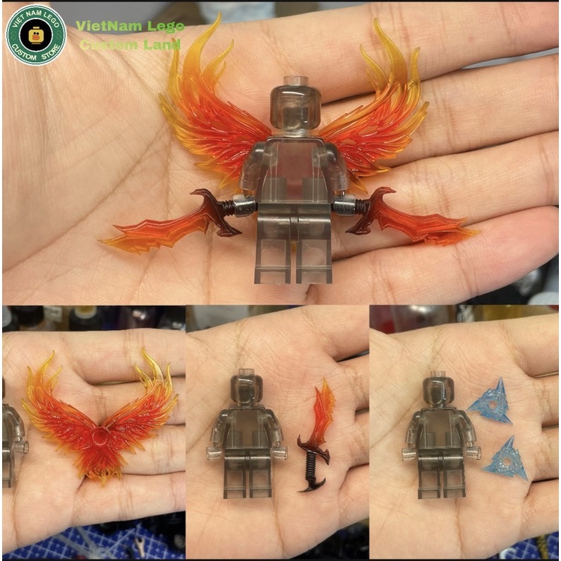 Introducing the God of Fire Minifigure Accessories Set