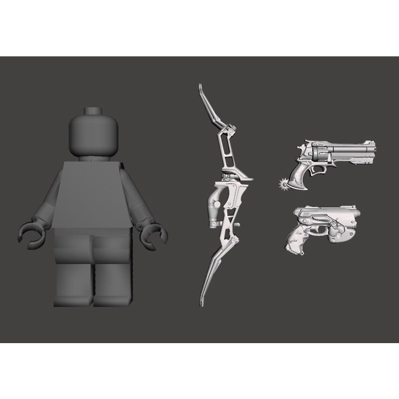 Overwatch Game Character Accessories Minifigures Accessories Toys