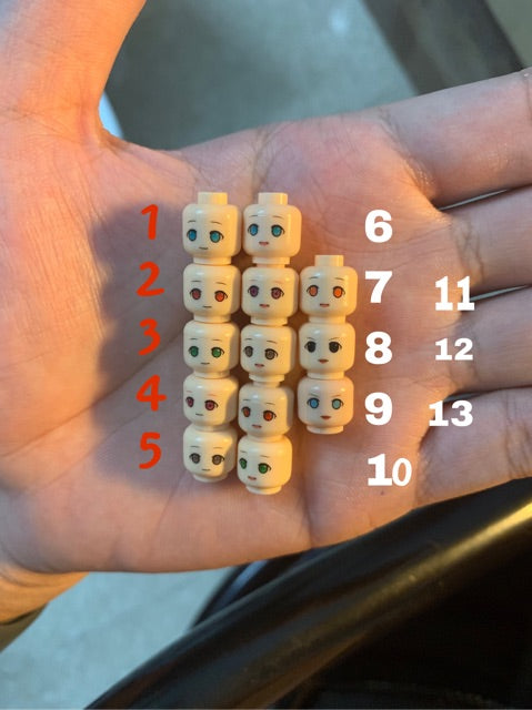 Custom Minifigure Faces – Add Unique Expressions to Your Collection