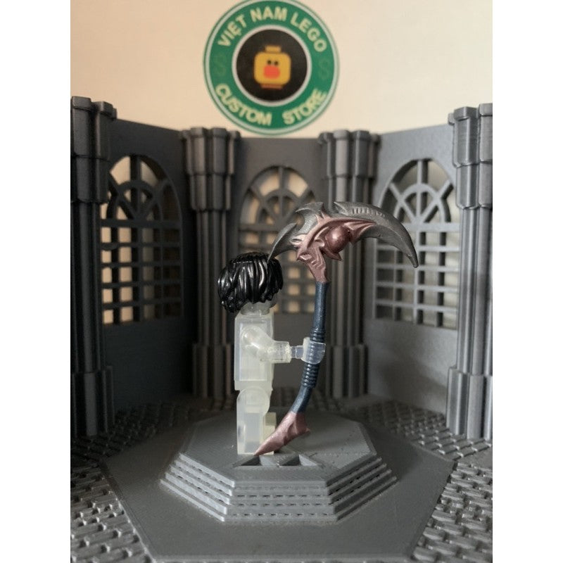 Weapons Set - Blue Dragon, Earth Picker & Great Sword Custom Minifigure Accessories Toys