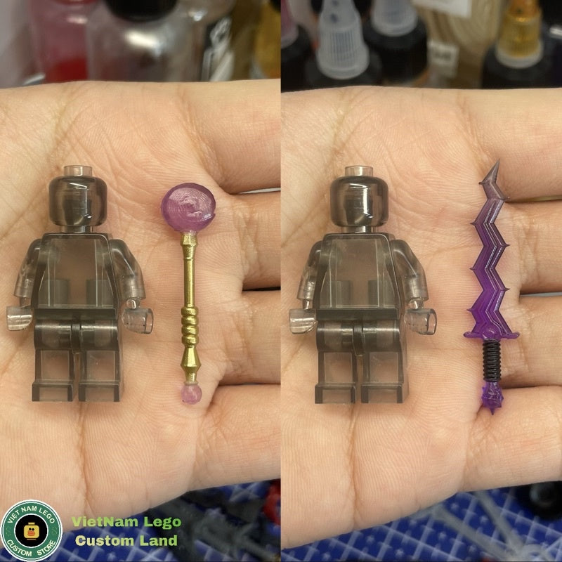 Black Magician Accessories – Custom Minifigure Add-On (Minifigure Not Included)