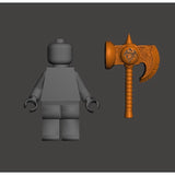 Custom Minifigure Accessory: Viking War Axe