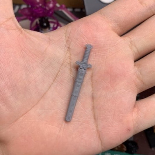 Custom Natural Flower Themed Sword – Minifigure Accessory