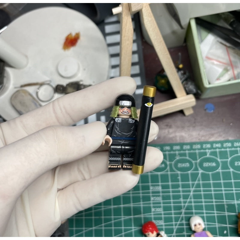 Sarutobi Hiruzen's Enma Staff – Custom Minifigure Accessory Naruto