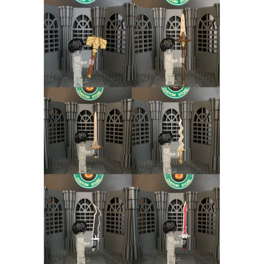 Custom Minifigure Weapons Collection – Unique & Distinctive Designs