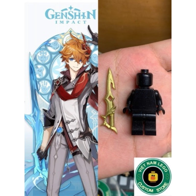 Minifigures Accessory: Chide Water Weapon (Genshin Impact)