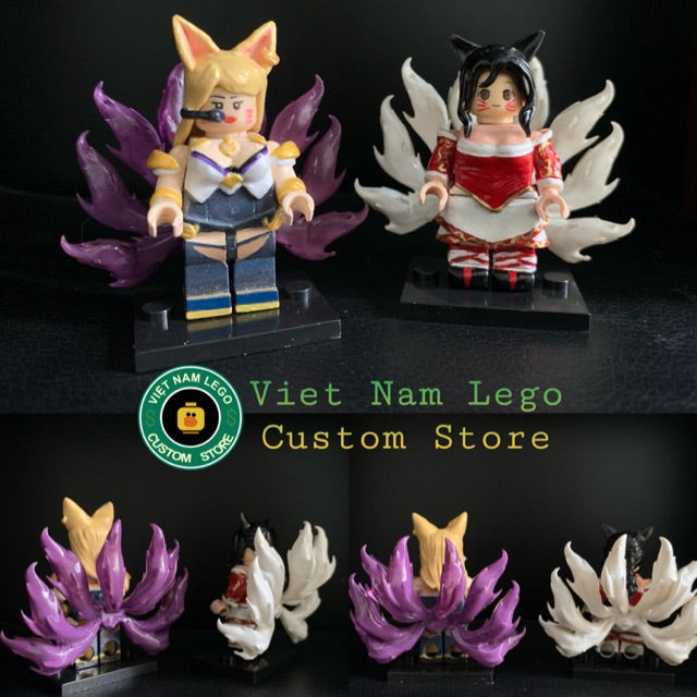 Minifigure Accessories: Ahri Nine-Tailed Fox Set – League of Legends