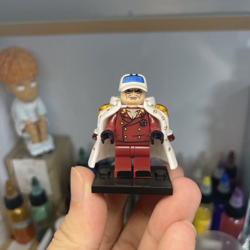 Minifigures Accessories: One Piece Pirate Admiral Coat (Justice Cape)