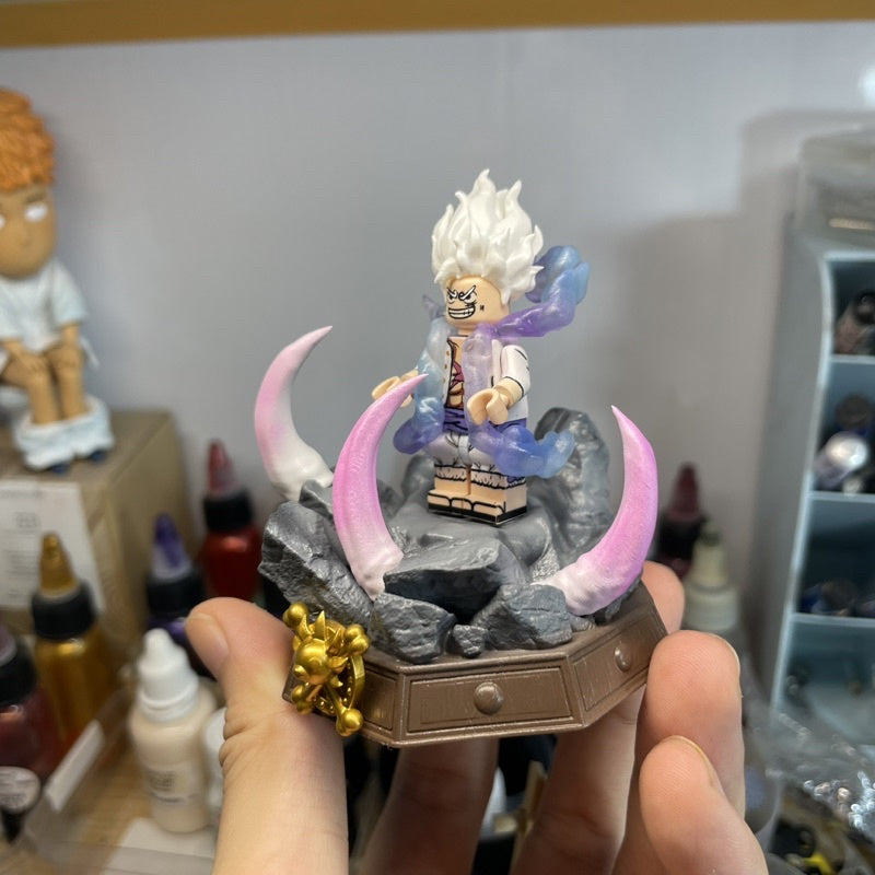 Luffy Display Base From One Piece Custom Minifigure Accessories Toys