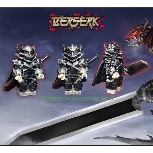 Guts (The Black Swordsman) From Berserk Custom Minifigures Toys