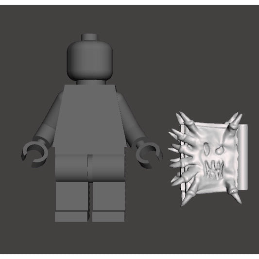 Demon Book – Minifigure Accessory Inspired by Dark Fantasy & Anime