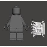 Demon Book – Minifigure Accessory Inspired by Dark Fantasy & Anime