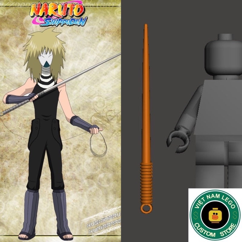 Seven Swordsmen of Kirigakure Weapons From Naruto Custom Minifigures Accessories Toys