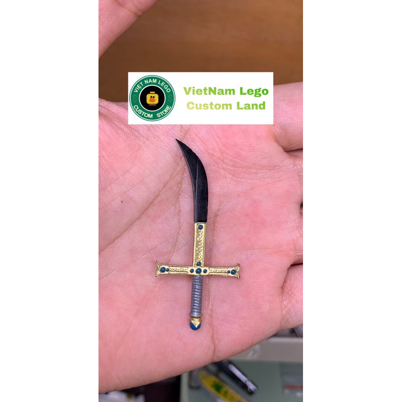 Black Sword Kokuto Yoru From One Piece Custom Minifigure Accessories Toys