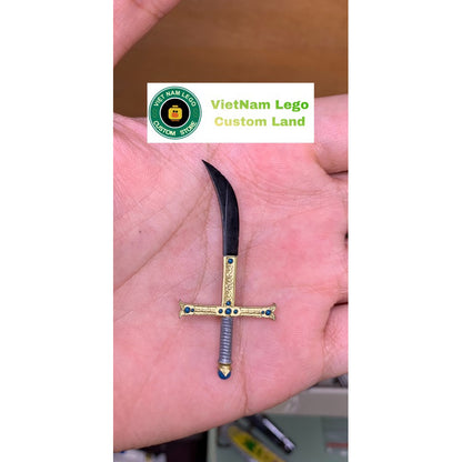 Black Sword Kokuto Yoru From One Piece Custom Minifigure Accessories Toys
