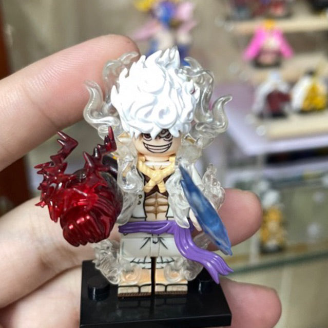 Luffy Gear 5 Nika From One Piece Custom Minifigures Accessories Toys