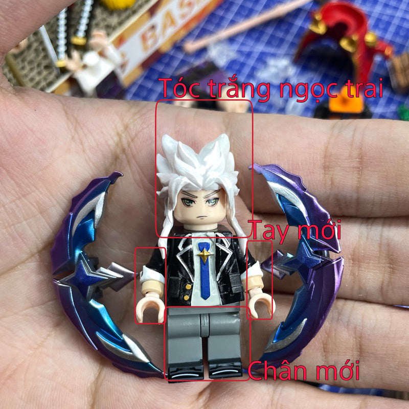 Guardian Dimension Nakroth From Lien Quan Game Custom Minifigure Accessories Toys