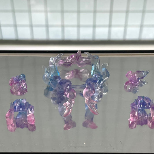 Custom Minifigure Accessory: Luffy Nika Gear 5 Smoke Cloud Effect