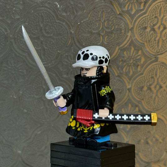 Trafalgar D. Water Law From One Piece Custom Minifigures Toys
