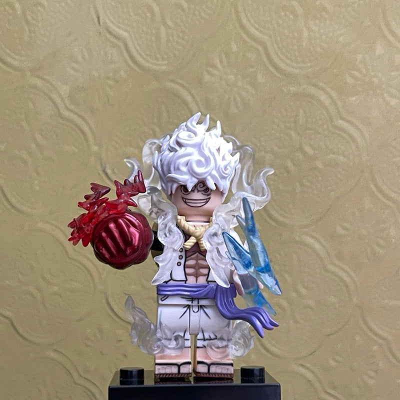 Luffy Gear 5 “Nika” – Custom Minifigure Set Inspired by One Piece