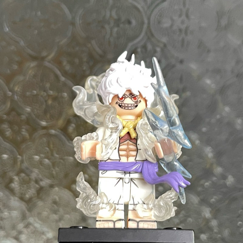 Luffy Gear 5 “Nika” – Custom Minifigure Set Inspired by One Piece