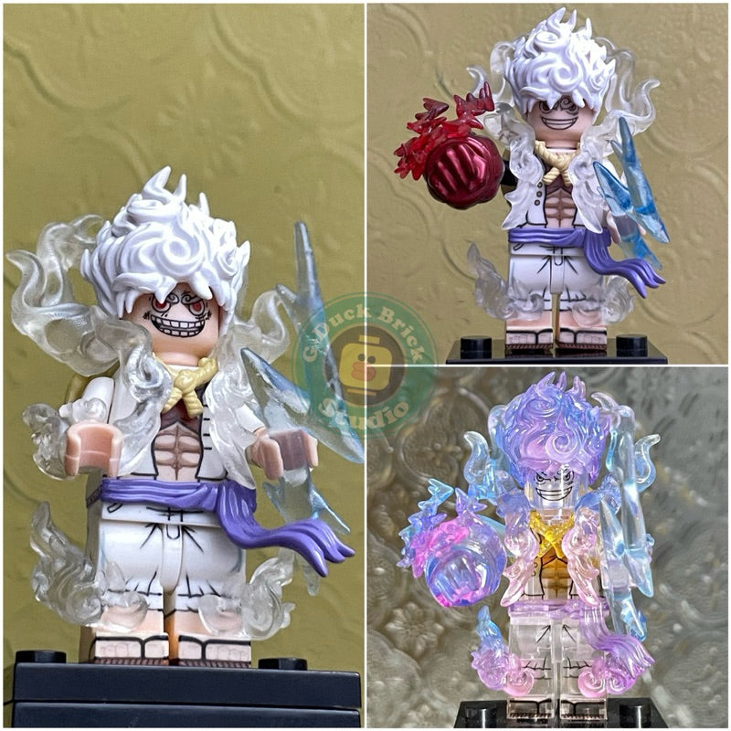 Luffy Gear 5 “Nika” – Custom Minifigure Set Inspired by One Piece