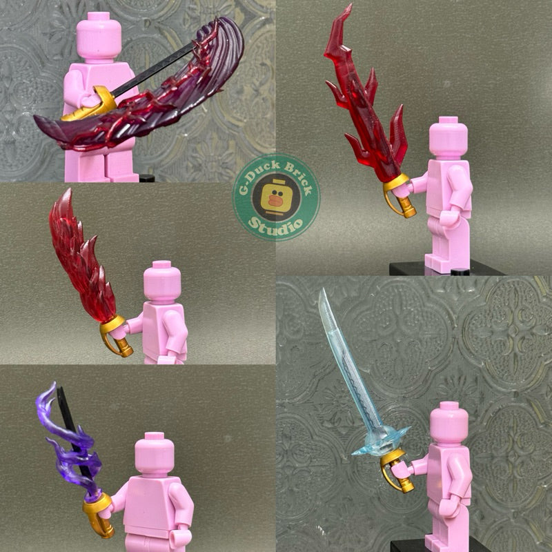 One Piece Haki Sword Effects – Custom Minifigure Accessories