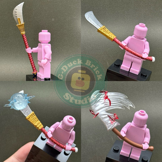 Custom Minifigure Accessories: Whitebeard’s Weapon Collection – One Piece