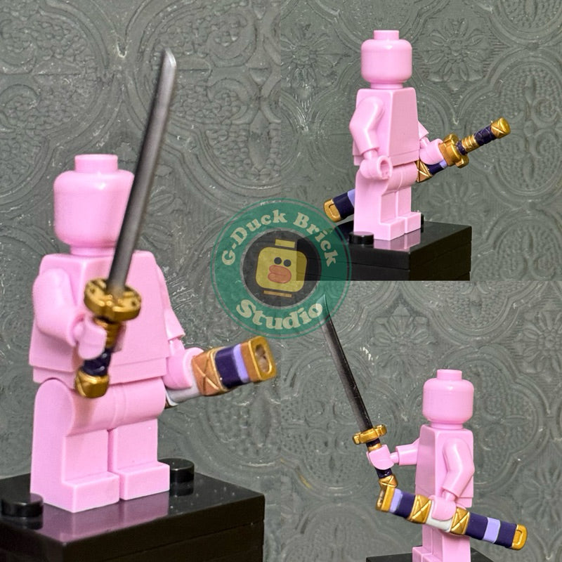 Nidai Kitetsu Custom Minifigure Accessory – Weapon of Luffy in Wano Arc (One Piece)