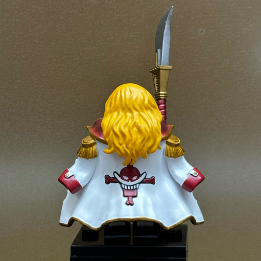 Young Whitebeard From One Piece Pirates Custom Minifigures Toys