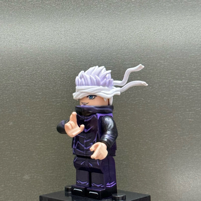 Gojo Satoru Custom Minifigure – Jujutsu Kaisen Inspired