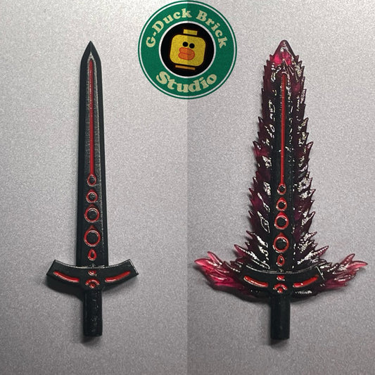 Saber Fate Weapon Custom Minifigure Accessories – Fate/stay night Inspired