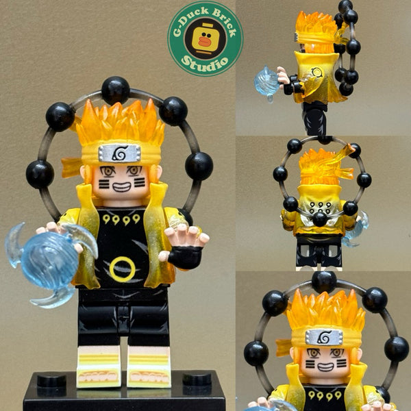 Six Paths Naruto Custom Minifigure – Ultimate Ninja Form by G-Duck Brick Studio