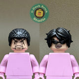 Minifigure Accessories: Admiral Faces + Hair Set – One Piece