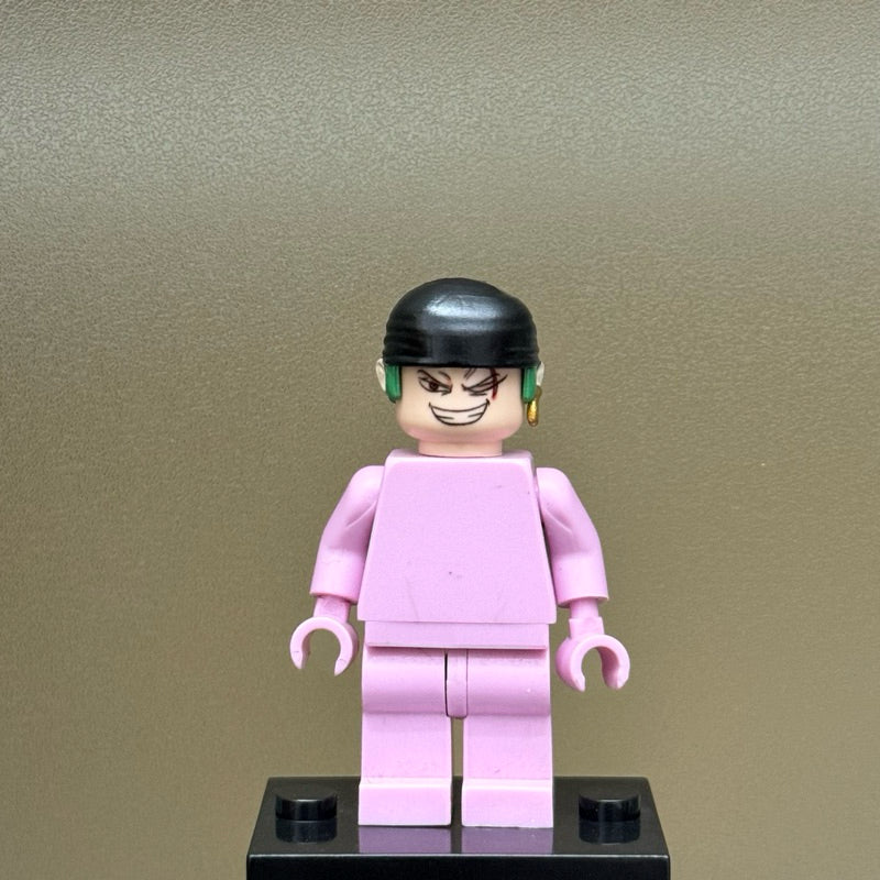 Zoro & Luffy Custom Minifigure Accessories – Face + Hair Set