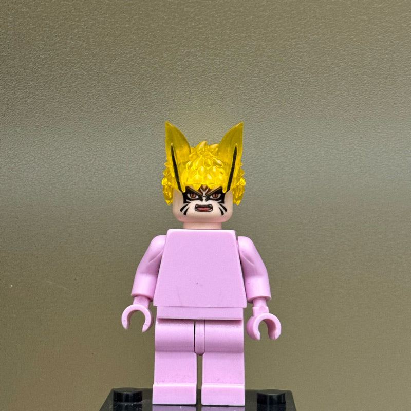 Custom Minifigure Accessories: Naruto Baryon Mode – Face + Hair